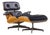 Charles & Ray Eames for Herman Miller Eames Mid Century Walnut Lounge Chair and Ottoman For Sale