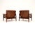 Mid-Century Modern Vintage Danish Leather Chairs, 1960, Set of 2 For Sale - Image 3 of 11
