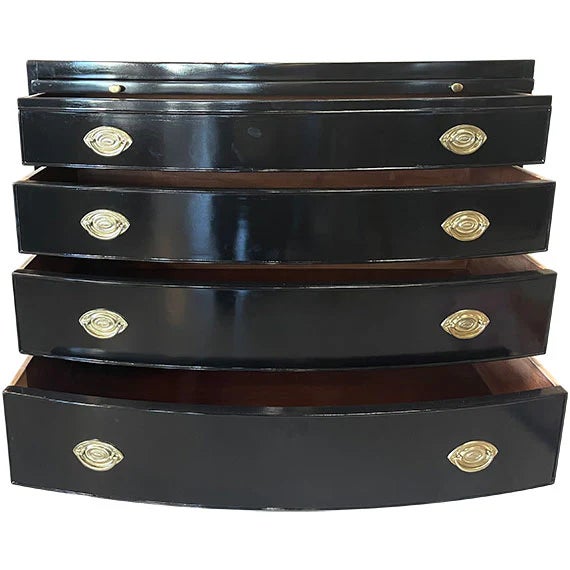 Irwin Feld Design Mid 18th Century 38" Finished 4 Drawer Irwin Vintage Dresser #08790 For Sale - Image 4 of 6