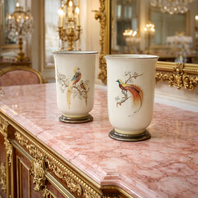 Art Deco Vases Pair 1930s For Sale - Image 3 of 14