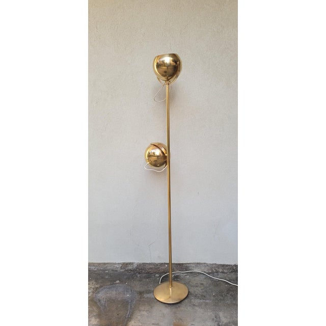 Two-Light Brass Floor Lamp by Goffredo Reggiani, Italy, 1960s For Sale - Image 15 of 15