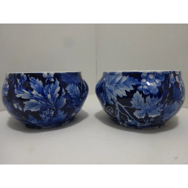 Druva Rörstrand Porcelain Wine "Grape" Bowls - a Pair For Sale - Image 9 of 9