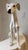 Mid-Century Modern Mid 20th Century Italian Greyhound Whippet Dog Statue For Sale - Image 3 of 16