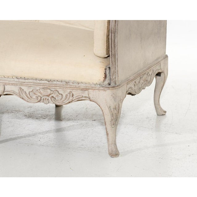 This delightful sofa is of swedish rococo style and estimated to be around 100 years old. The piece is free-standing and...