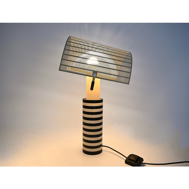 Black Shogun Table Lamp by Mario Botta for Artemide, 1980s For Sale - Image 8 of 18