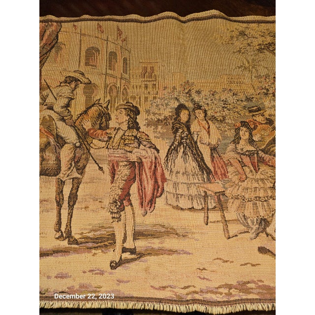 Textile 19th Century Belgian Wall Hanging For Sale - Image 7 of 10