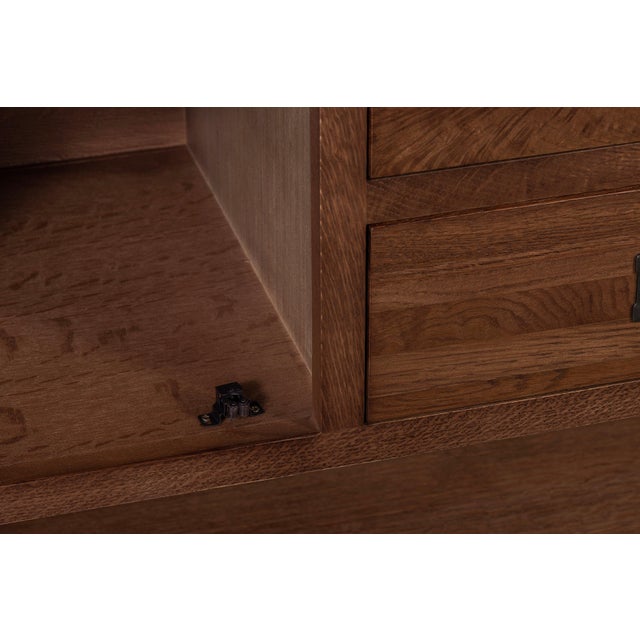 Mission Turner Sideboard With 3 Drawers and 2 Doors - Walnut (Aw) - 58" For Sale In Chicago - Image 6 of 10