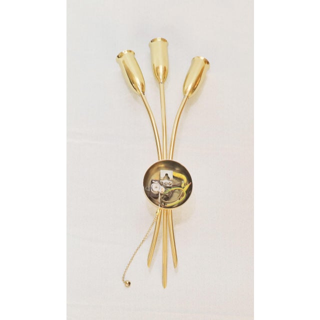 Metal Vintage Sputnik Wall Lamp, 1950s For Sale - Image 7 of 8