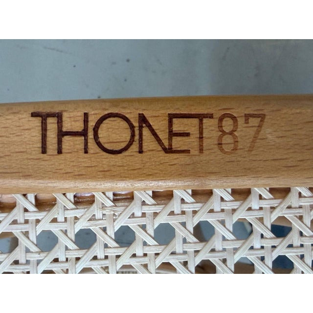 Bentwood Chair with Viennese Caning by Michael Thonet for Wohnbedarf, 1960s For Sale - Image 15 of 18