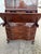Vintage Mahogany Secretary Desk Bookcase – One-Piece, Curved Front, Fitted Interior For Sale - Image 4 of 6