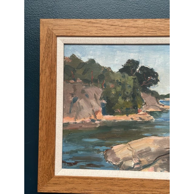Ragner Nyberg, River, 1969, Oil on Panel, Framed For Sale - Image 13 of 18