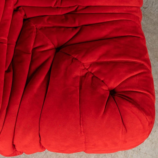 Red Togo Corner Sofa by Michel Ducaroy for Ligne Roset, France, 1973 For Sale - Image 12 of 18