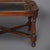 English Georgian Style Walnut Tea Table & Removable Toleware Serving Tray 20th For Sale - Image 10 of 12