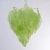 Light Green Suspension Chandelier with Murano Glass Leaves, Italy, 1990s For Sale - Image 6 of 10