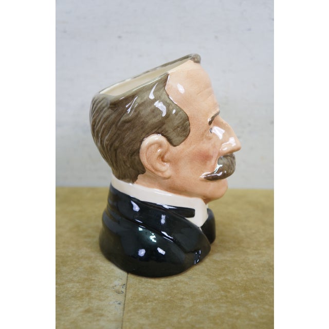 Ceramic 1990s Royal Doulton Sir Edward Elgar Great Composer Toby Character Jug For Sale - Image 7 of 12