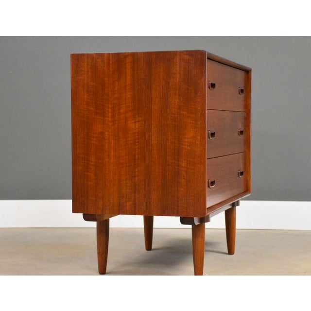 A mid century modern teak drawer drawer dresser chest made by Inter Continental Design Limited. Made in Canada. Circa...