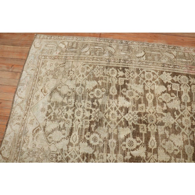 Textile Zabihi Collection Antique Persian Bidjar Rug For Sale - Image 7 of 9