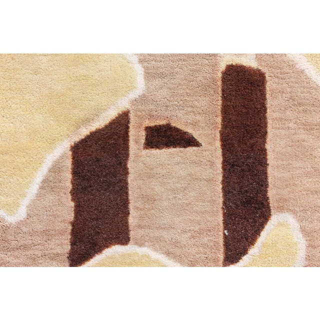 Early 21st Century Inspired Art Deco Design Silk Rug by Doris Leslie Blau For Sale - Image 5 of 8