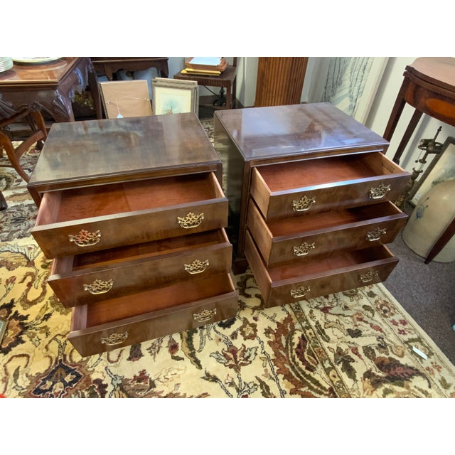 20th Century Henredon Chests Pair For Sale - Image 9 of 9