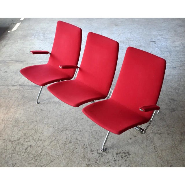 Danish Airport Sofa From Copenhagen Airport by Fritz Hansen 1991 For Sale In New York - Image 6 of 11