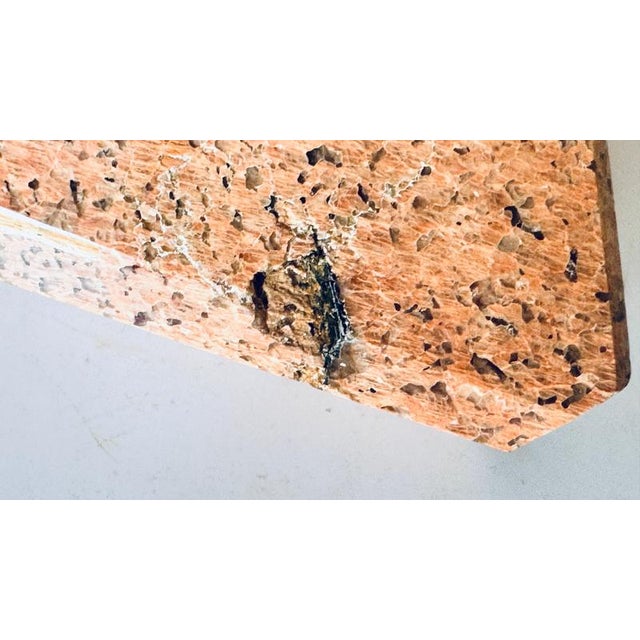 Heavy Art Deco Ashtray in Pink Marble, 1960s For Sale - Image 9 of 14