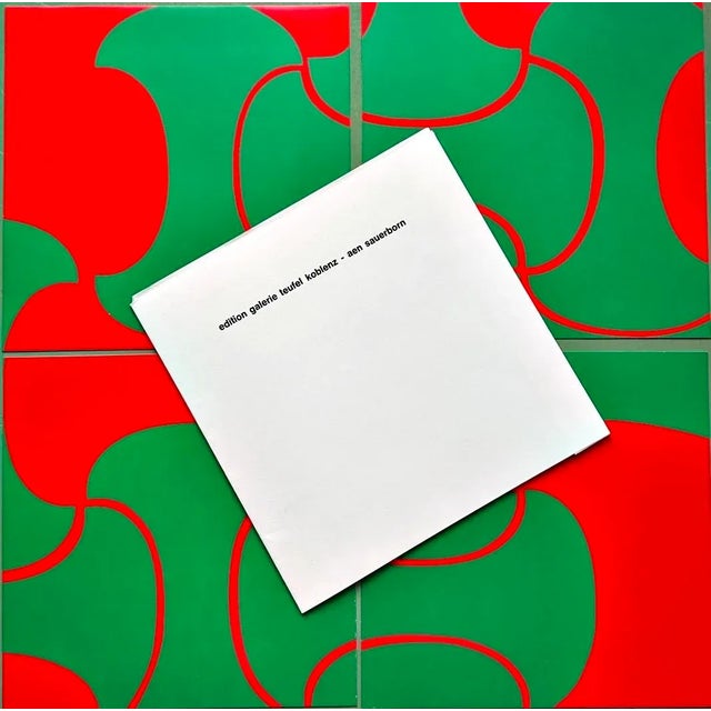 Aen T. Sauerborn, Screenprints, 1969, Signed & Limited Concrete Art, Set of 4 For Sale - Image 6 of 7