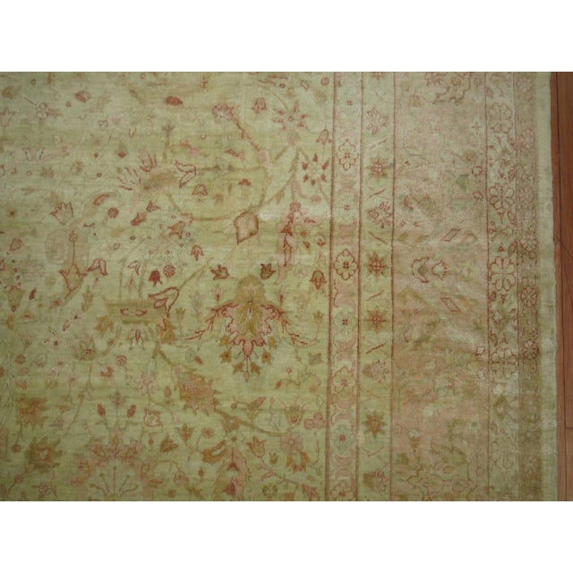 Beautiful Turkish Sivas carpet with ivory field and pink accents. 8'3'' x 11'4'' Antique Turkish rugs from Sivas are...