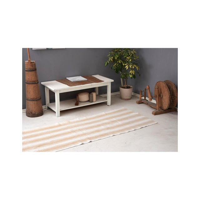 Vintage Striped Kilim Runner - 2`9″ X 8`0″ For Sale In Los Angeles - Image 6 of 6