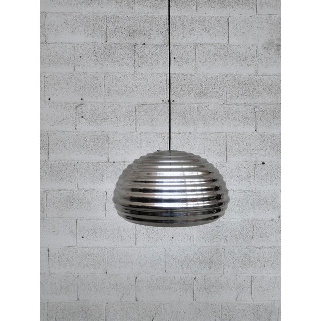 Splugen Brau Pendant Lamp in Aluminum by Achille and Piergiacomo Castiglioni for Flos, 1970s For Sale - Image 6 of 13