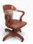 Brown Early 20th Century Bank of England Jury Style Swivel Tilt Desk Chair For Sale - Image 8 of 10
