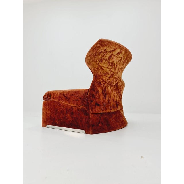 Italian Space Age Lounge Chair by Giovanni Offerdi for Saporiti, 1970s For Sale - Image 3 of 11