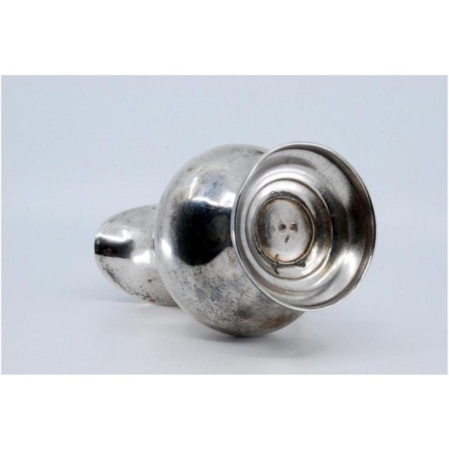 Silver Milk Jug with Simple Handle For Sale - Image 4 of 8