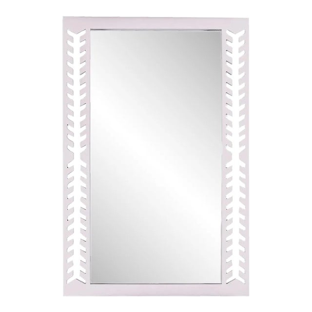 Fleur Home Audubon Spruce Rectangle Mirror in Lite Lavender, 30x40 For Sale