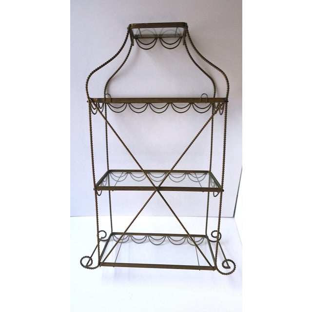 Wall Shelf Étagère Neoclassical Style, Circa Late-20th Century For Sale - Image 17 of 17