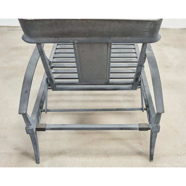 Pair of Neoclassical Greco-Roman Style Klismos Chaise Lounges For Sale - Image 16 of 18