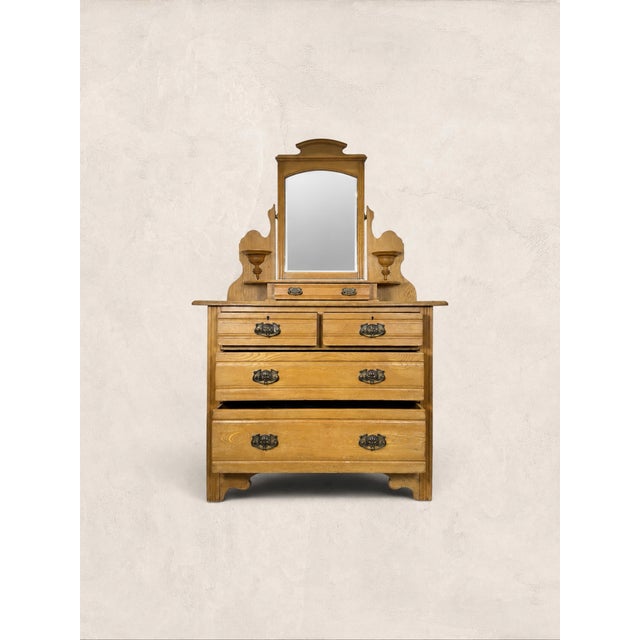 English Antique English Pine Dressing Table Circa 1905 For Sale - Image 3 of 6