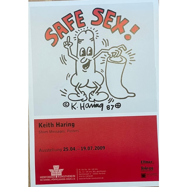Keith Haring, Safe Sex!, 1987, Paper For Sale - Image 8 of 8