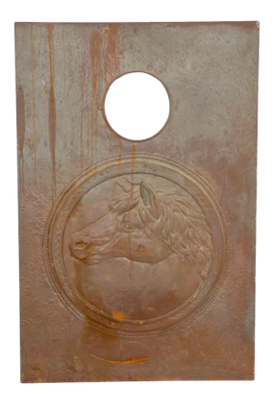 Cast Iron Equine Theme Fireback