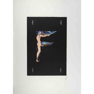 Erté, Nude Letter F, 1976, Lithograph For Sale