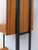 Black Swedish Bookcase with Iron Structure, 1970s For Sale - Image 8 of 9