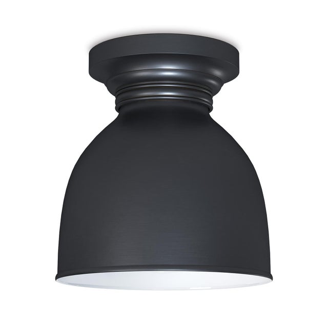 Not Yet Made - Made To Order Regina Andrew Pantry Steel Flush Mount, Oil Rubbed Bronze For Sale - Image 5 of 5