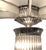 Mid 20th Century Petitot Monumental 53" Ht Pair of French Modernist Sconces Glass Rod & Nickel Bronze For Sale - Image 10 of 16