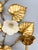 Vintage Italian Gilt Tole Floral Wall Sconces, Pair With White Trumpet Flowers – Hollywood Regency / Italian Provincial For Sale - Image 13 of 15