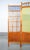 Art Nouveau Screen in Wood and Polychrome Glass For Sale - Image 12 of 16