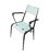Vintage Black Steel Dining Chair from Vitriform, Spain, 1970 For Sale