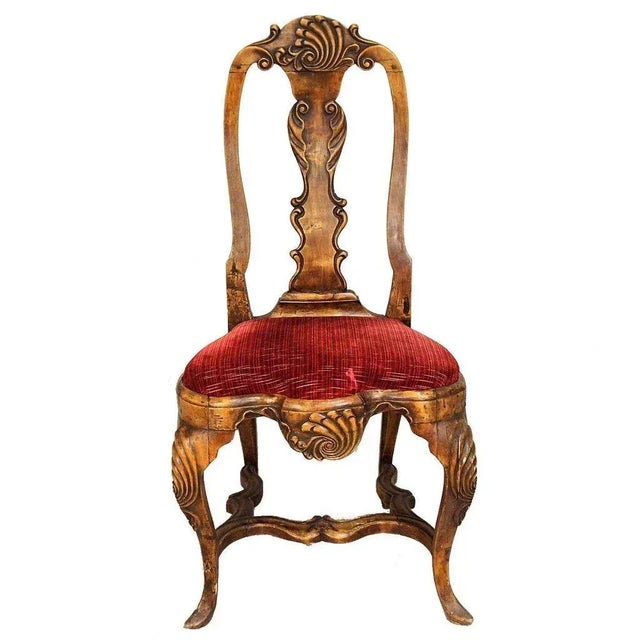 DETAILS Of Swedish or Norwegian origin, each antique chair features very bold, carved rocaille designs on the crest rail,...