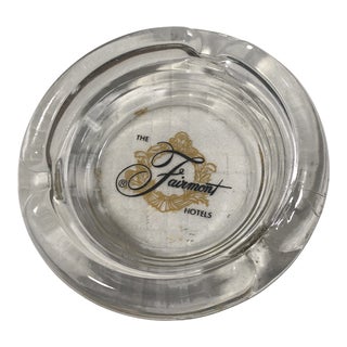 Vintage Vegas Collectible Fairmont Hotel Ashtray For Sale