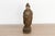 Wood Vintage Beautifully Carved Standing Buddha For Sale - Image 7 of 9