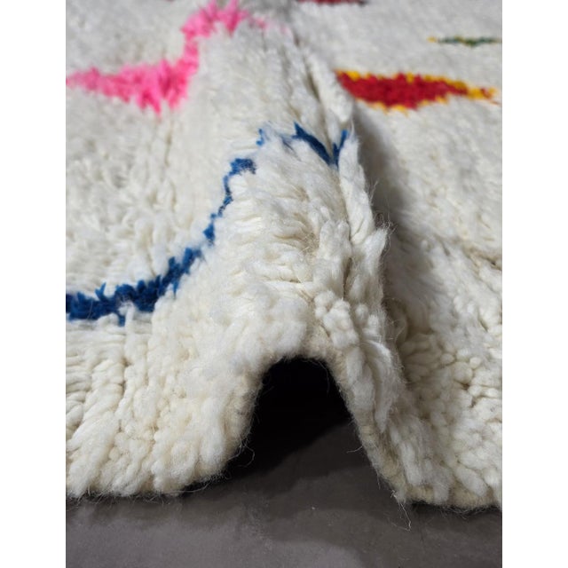 Moroccan Azilal Wool Rug - 9.5 X 6.3 Ft For Sale - Image 4 of 8
