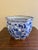 Early 21st Century Chinoiserie Large Blue and White Porcelain Planter For Sale - Image 5 of 6